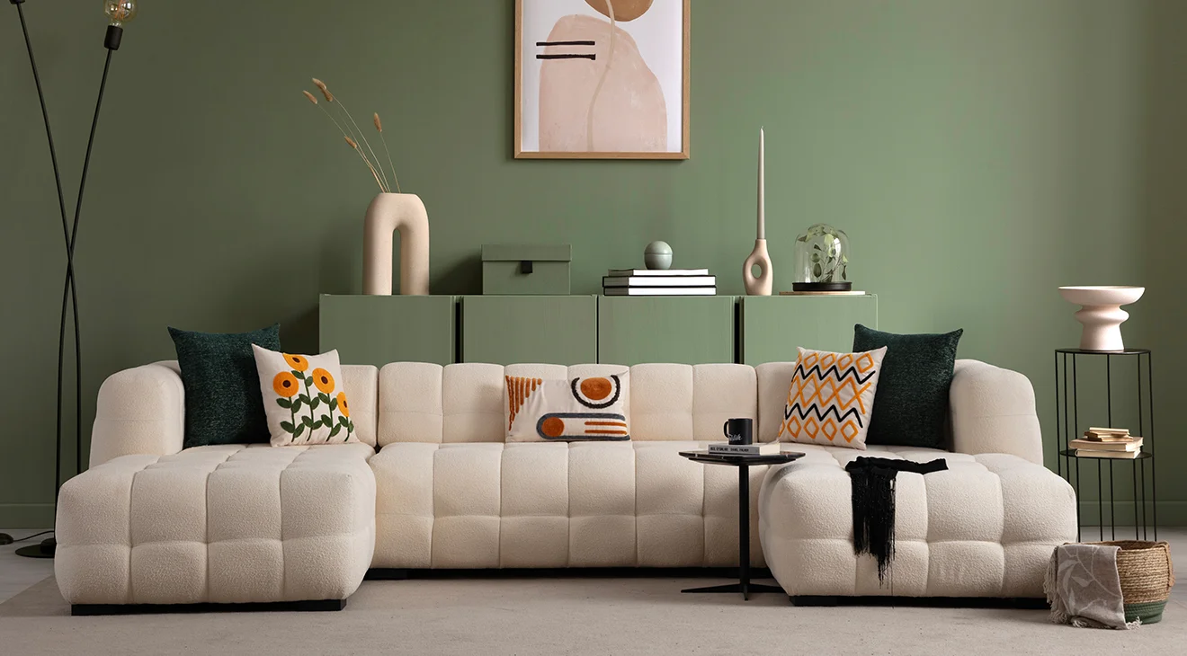 Estanze Modüler U Köşe Koltuk Takımı