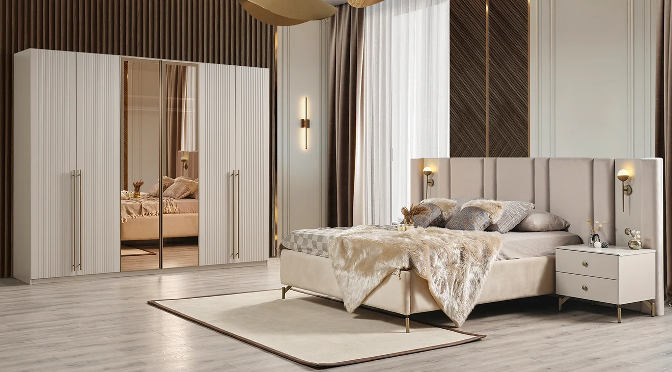 Eva 6 Kapaklı Yatak Odası Takımı