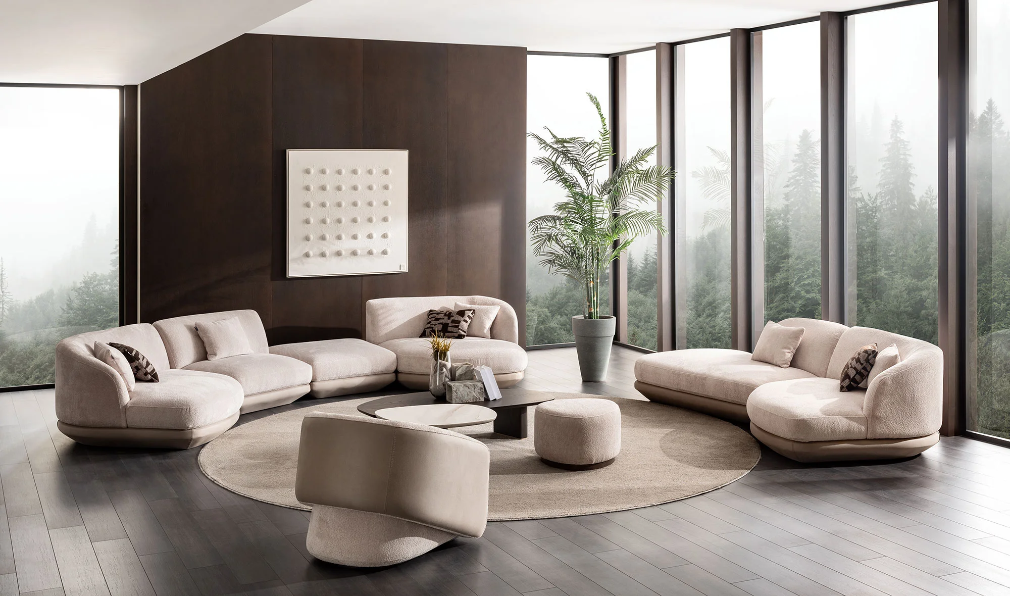 Dörtlü Koltuk + Üçlü Koltuk + Tekli Koltuk