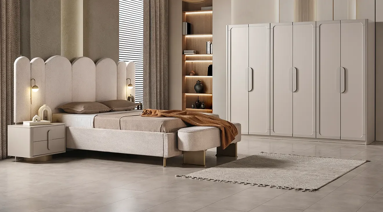 Eyfel 6 Kapaklı Yatak Odası Takımı