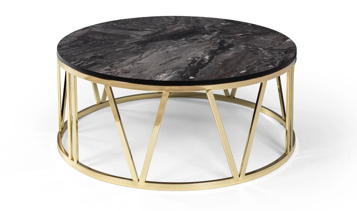 Felix Couchtisch Gold