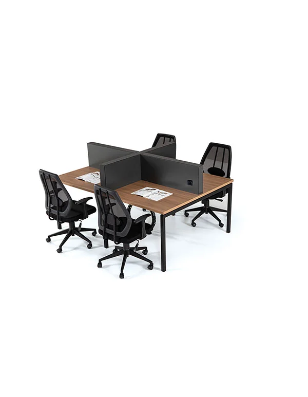 Ferro Work 2 Dörtlü Çalışma Masası