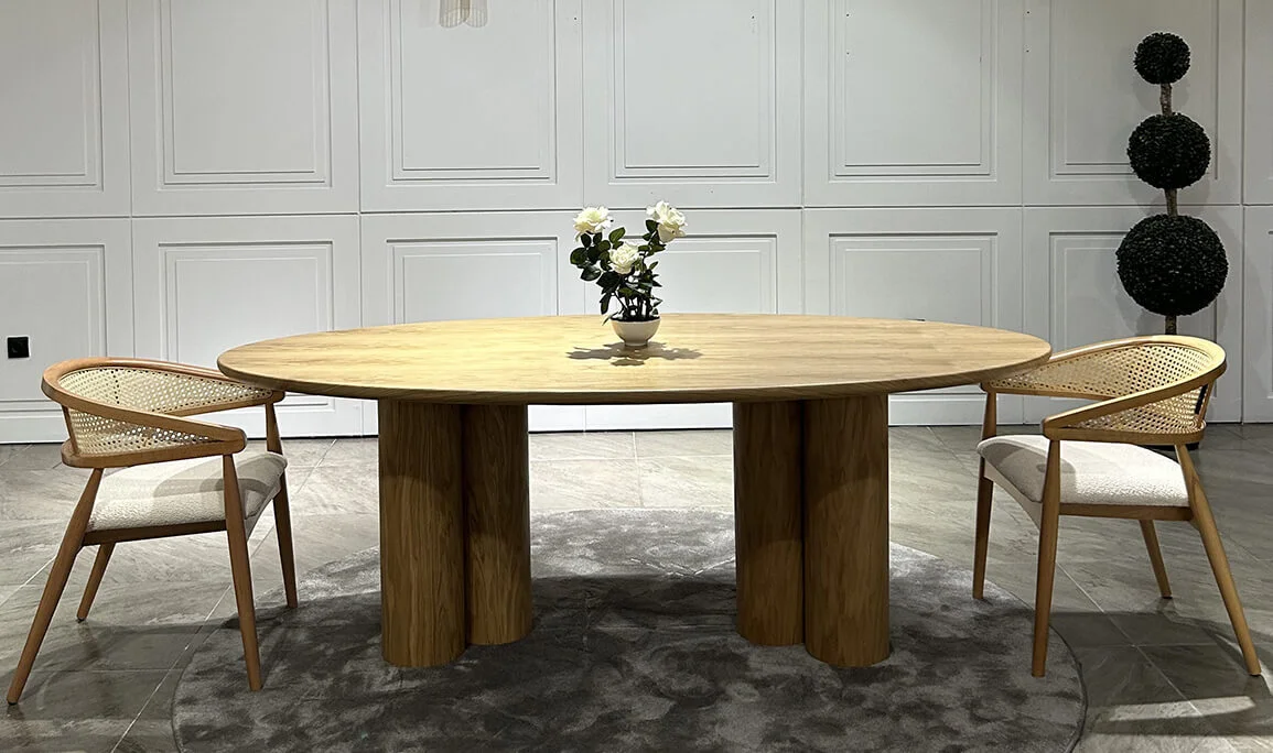 Flora Oak Dining Table