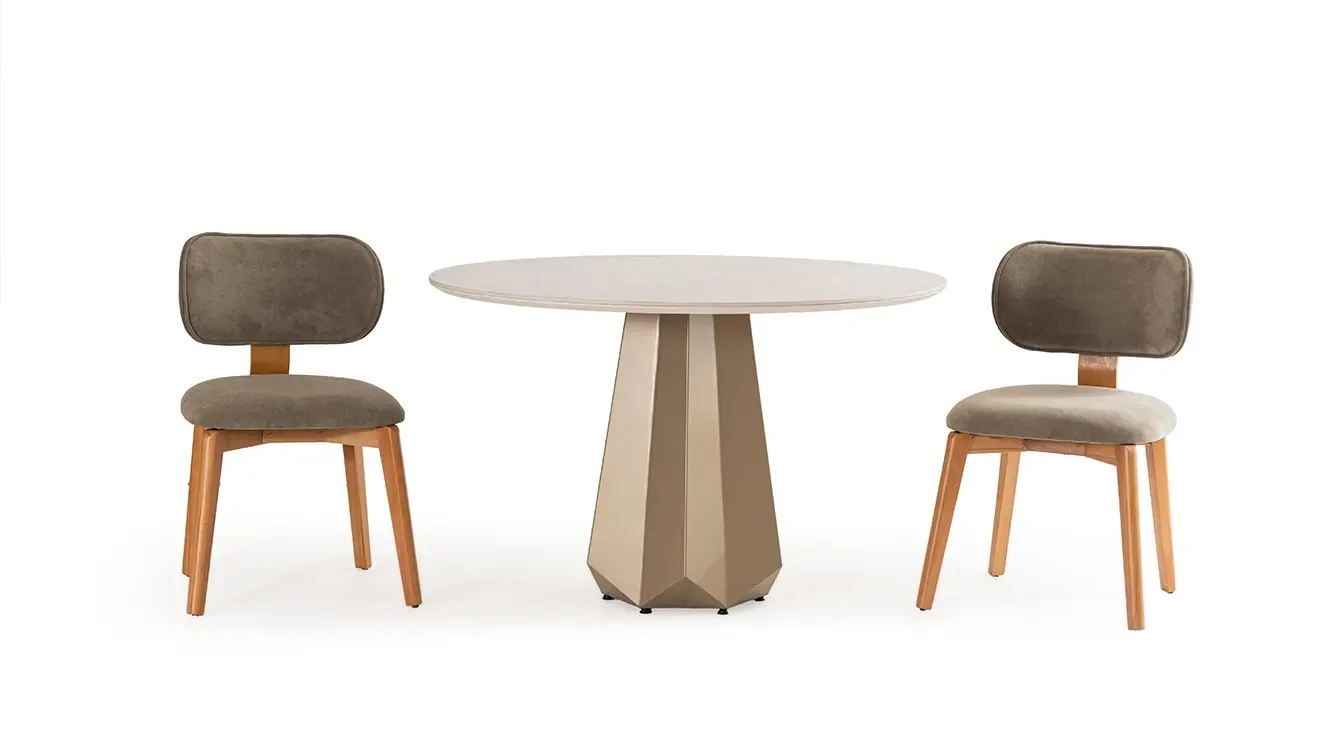 Fontano Seramik Yuvarlak Masa