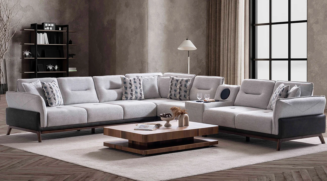 Fox Ses Sistemli Köşe Koltuk Takımı