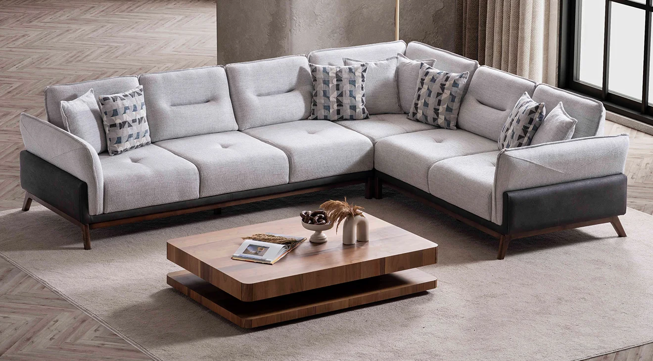 Fox Yataklı Modern Köşe Koltuk Takımı