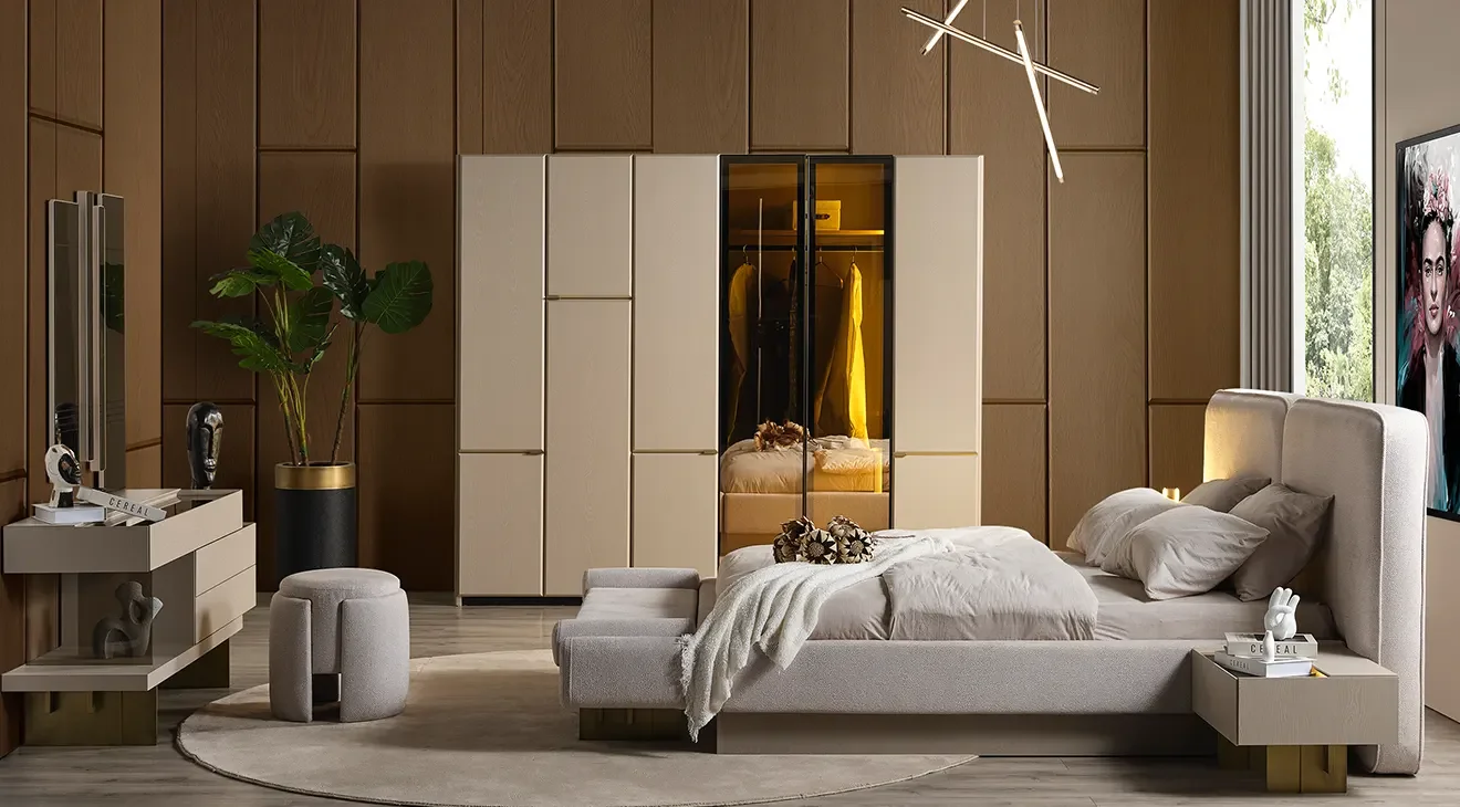 Frida 6 Kapaklı Yatak Odası Takımı