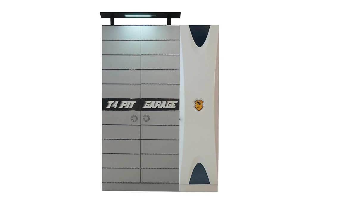 Garage Beyaz 3 Kapılı Gardırop
