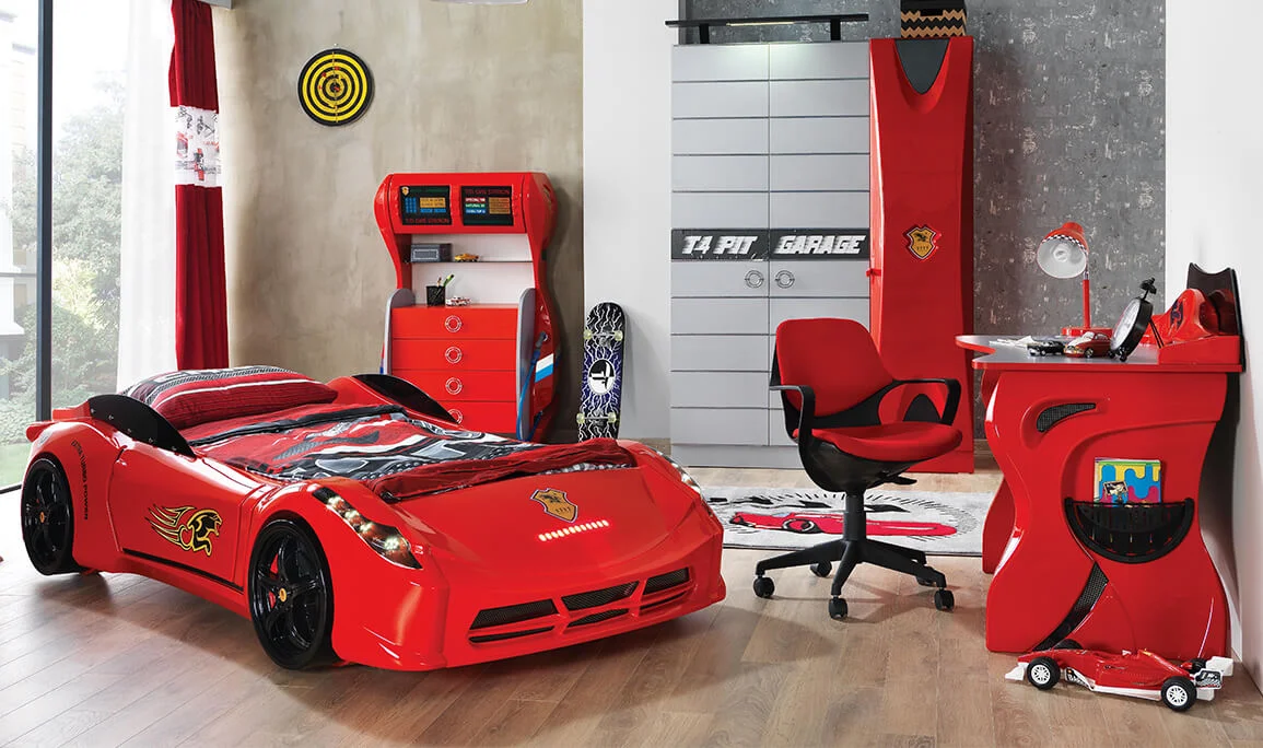 Garage Kırmızı Çocuk Odası