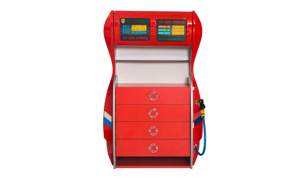 Garage Red Chest of Drawers