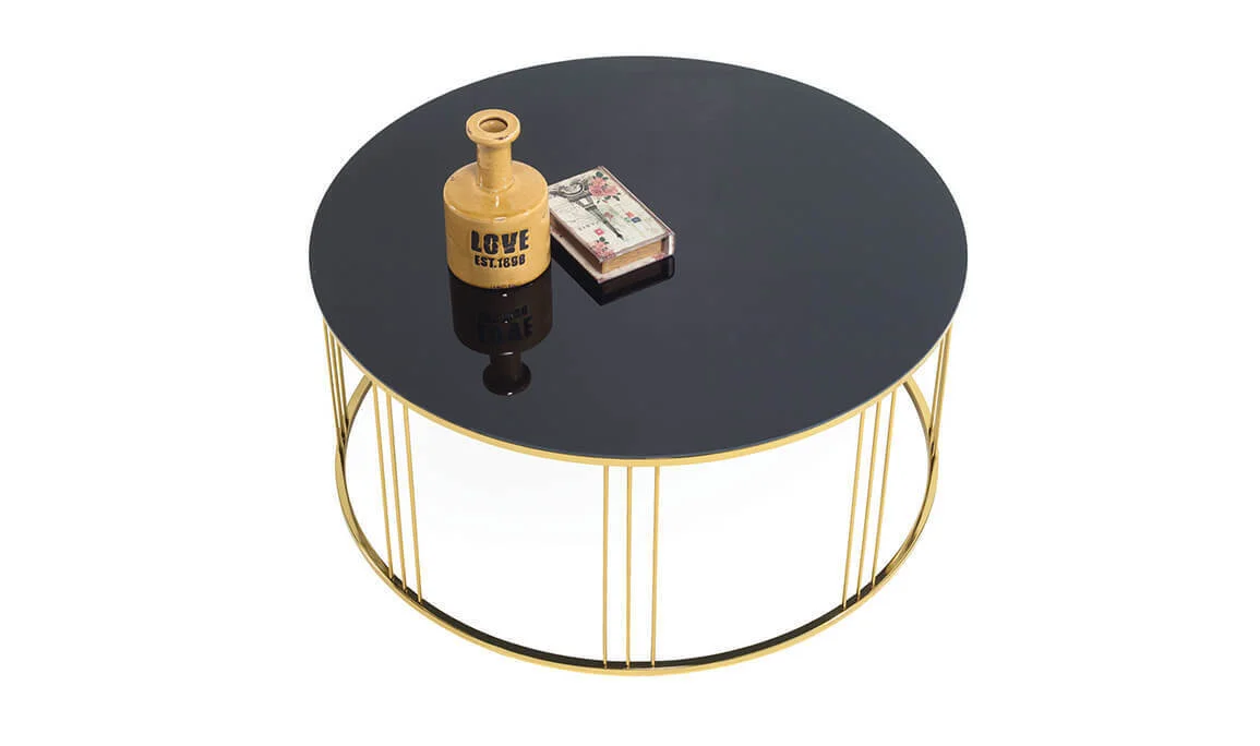 Gezegen Couchtisch Gold