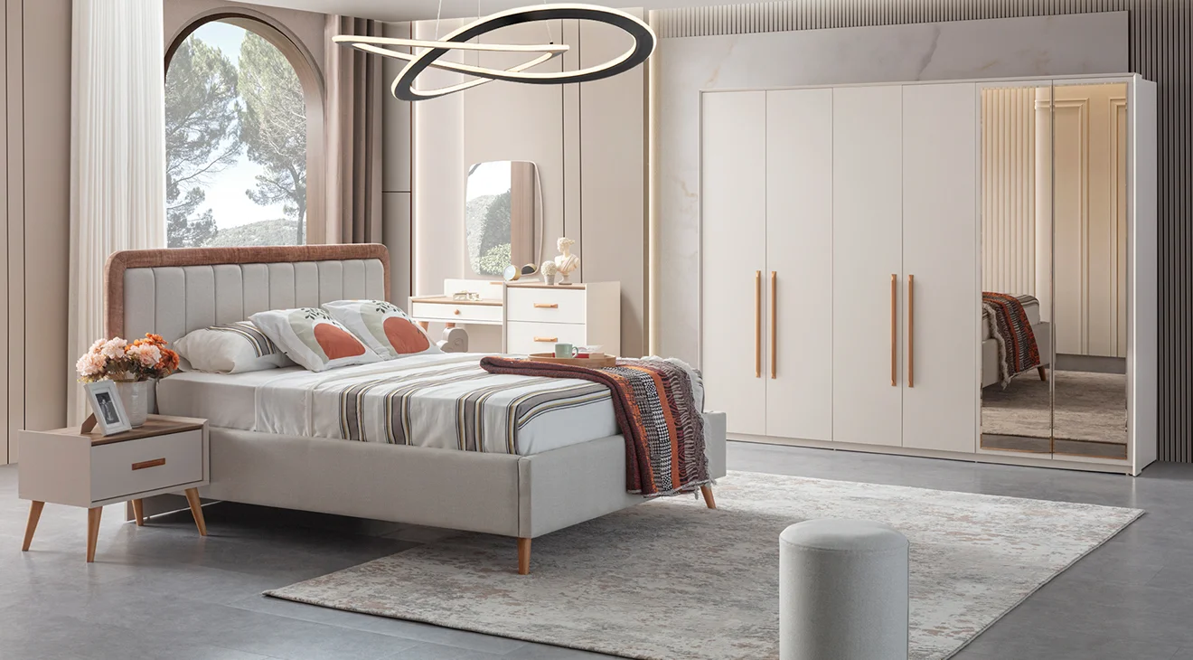 Giza 6 Kapaklı Yatak Odası Takımı