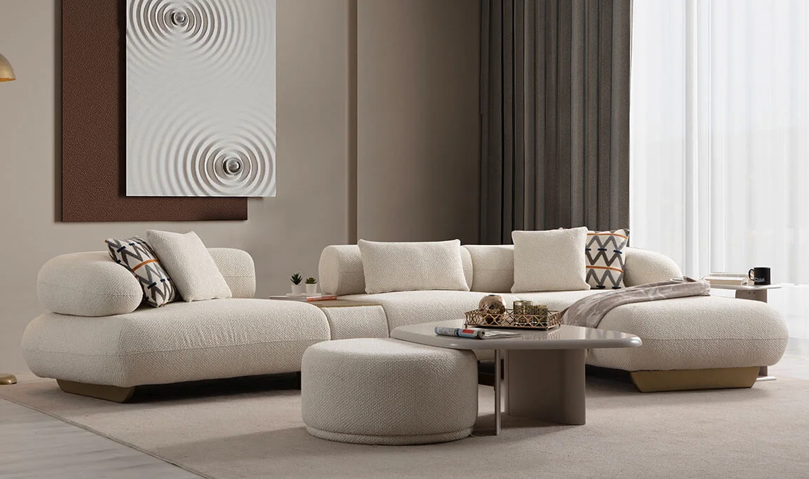 Glamour Relax Ecksofa-Set