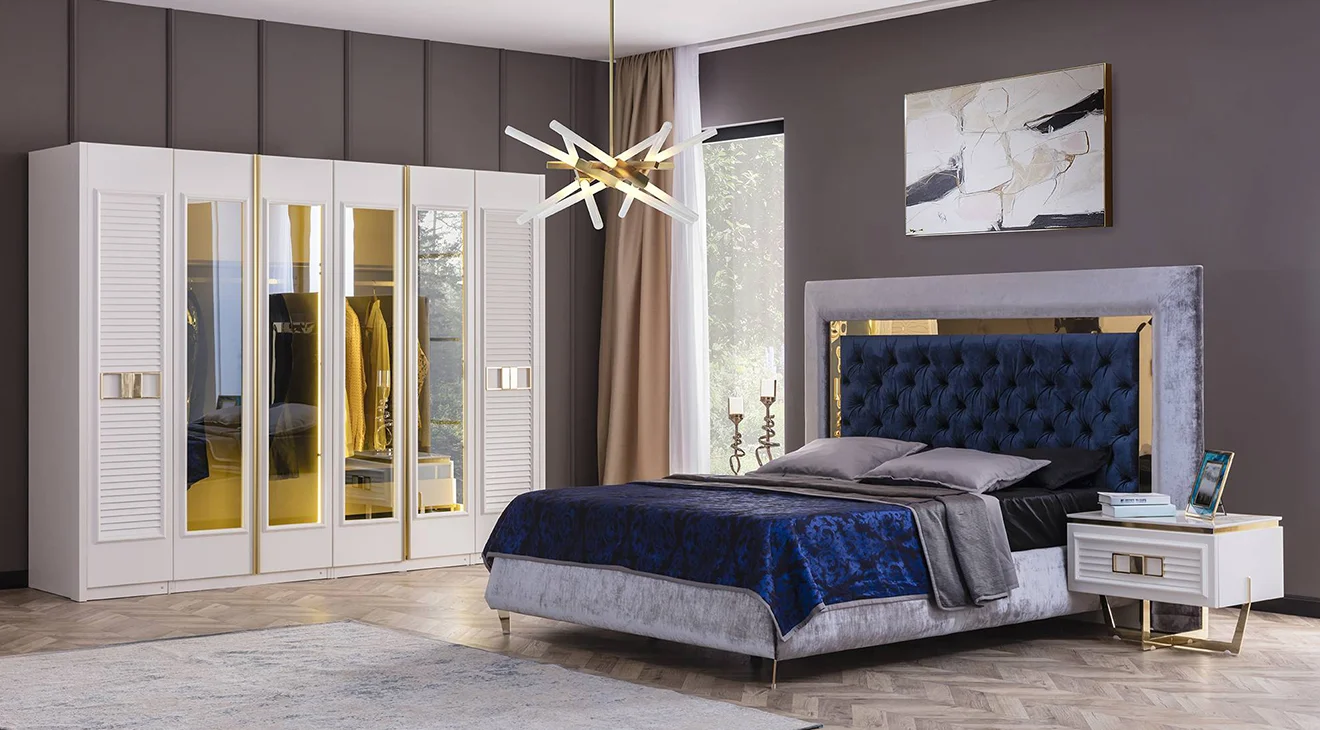 Gloria 6 Kapaklı Yatak Odası Takımı