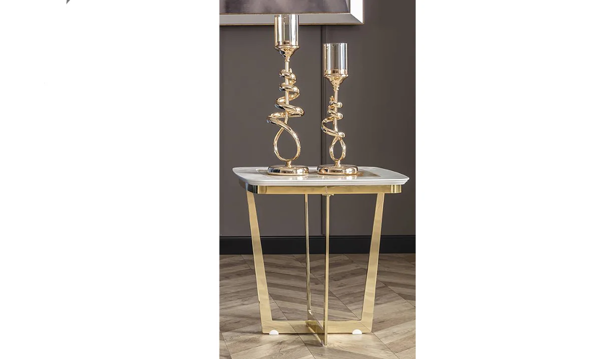 Gloria Metal Ayaklı Yan Sehpa