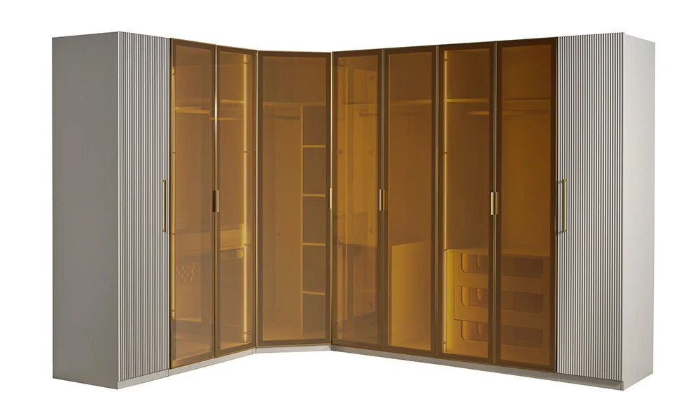Gold Line Modern Köşe Gardrop