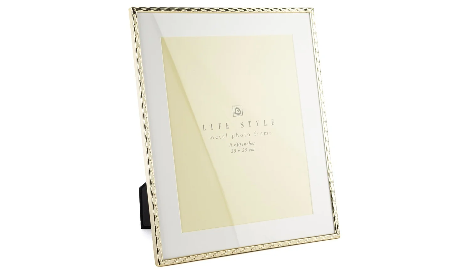 Gold Metal Dalgalı Çerçeve 20x25 cm