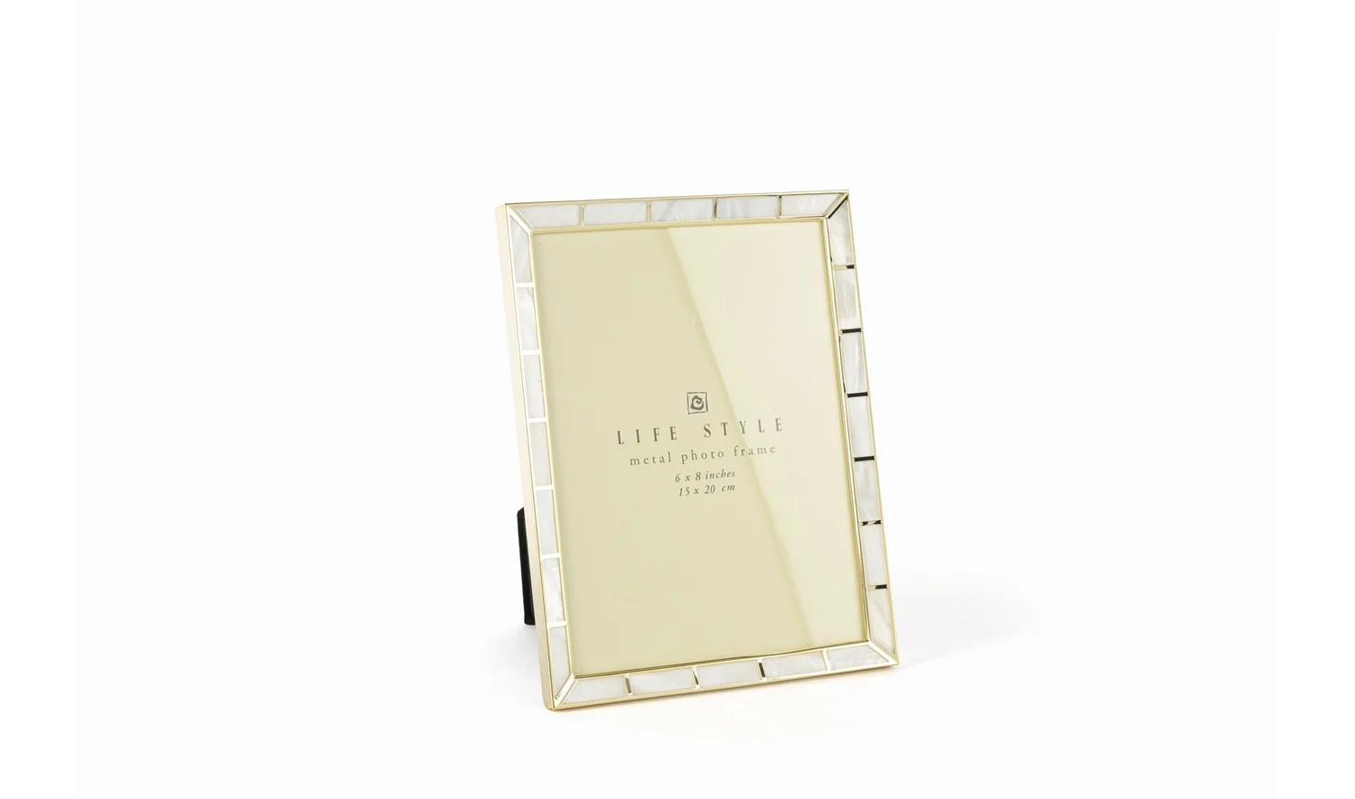 Gold Metal Kenarlı Sedefli Çerçeve 15x20 cm