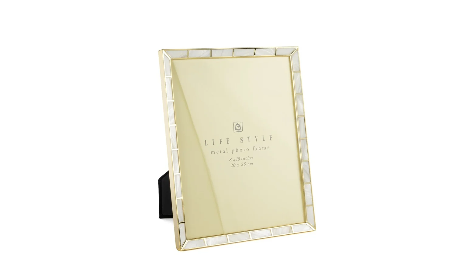 Gold Metal Kenarlı Sedefli Çerçeve 20x25 cm