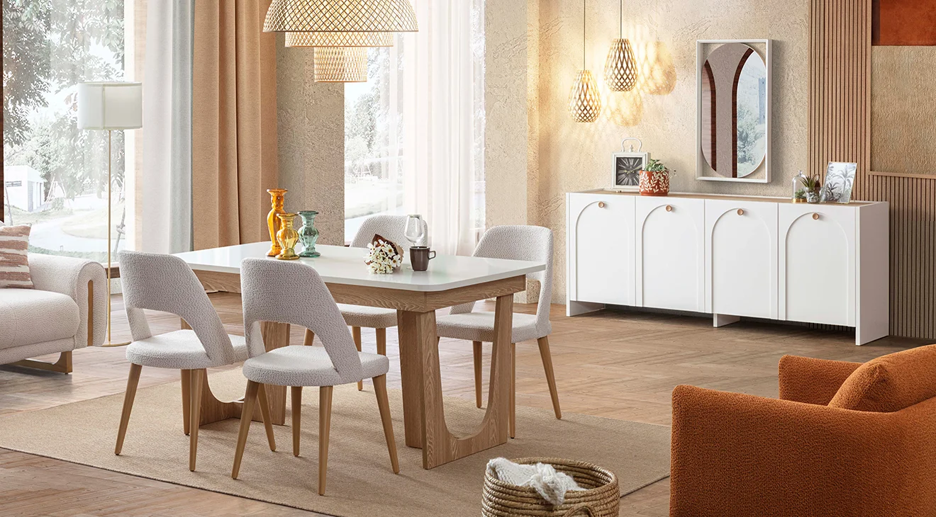 Granada Bohem Yemek Odası Takımı