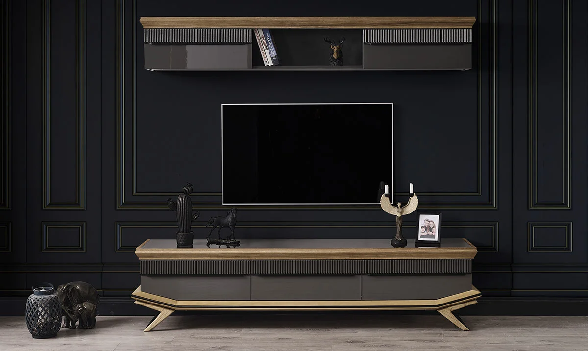 Grand Ahşap Ayaklı Tv Ünitesi