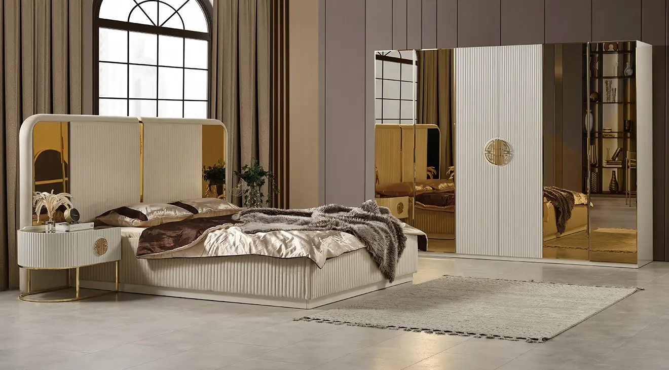 Gucci 6 Kapaklı Yatak Odası Takımı