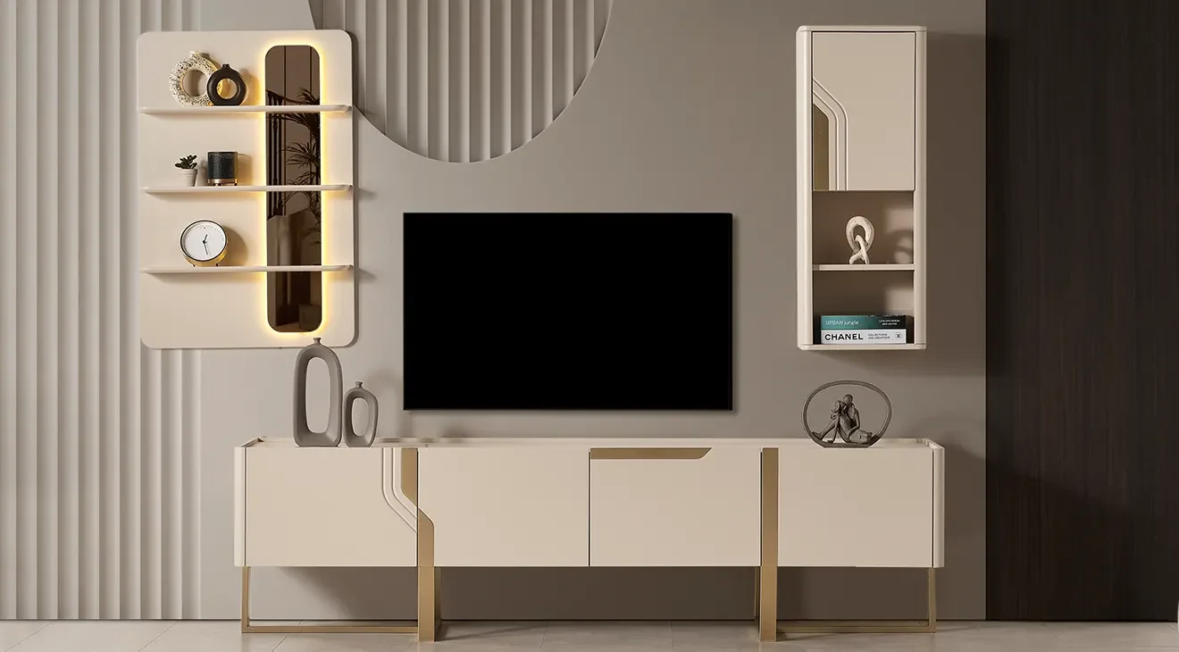 Guess Metal Ayaklı Tv Ünitesi