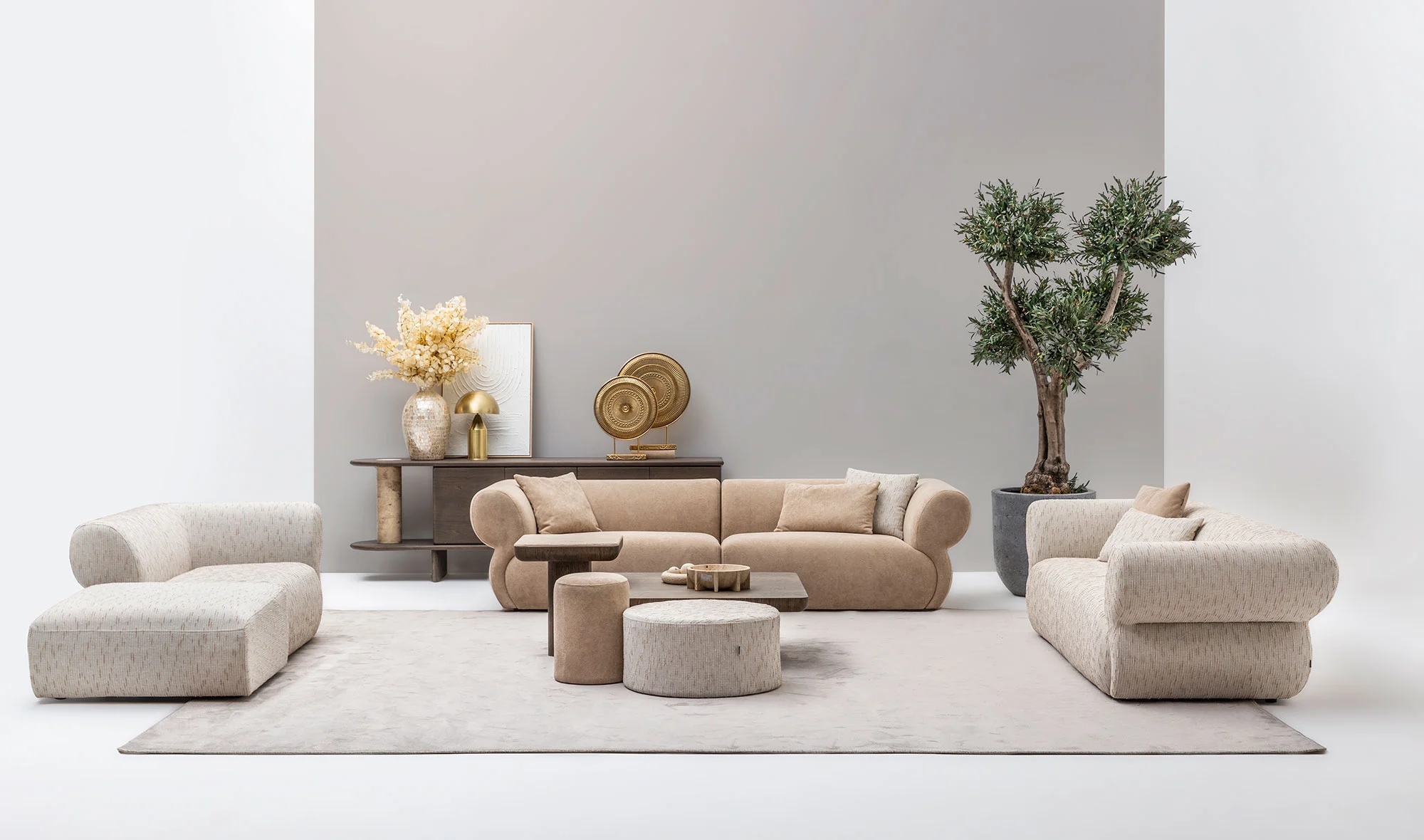 Dörtlü Koltuk + Üçlü Koltuk + Tekli Koltuk