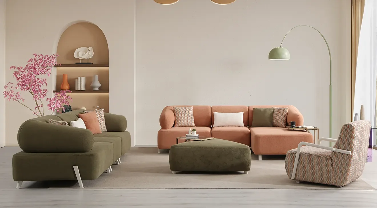 İlyora Kanepeli Köşe Koltuk Takımı