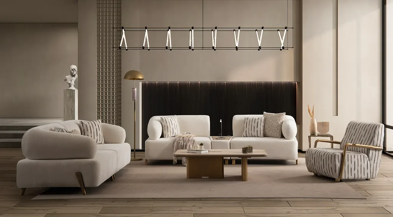 İlyora Yataklı Antik Koltuk Takımı