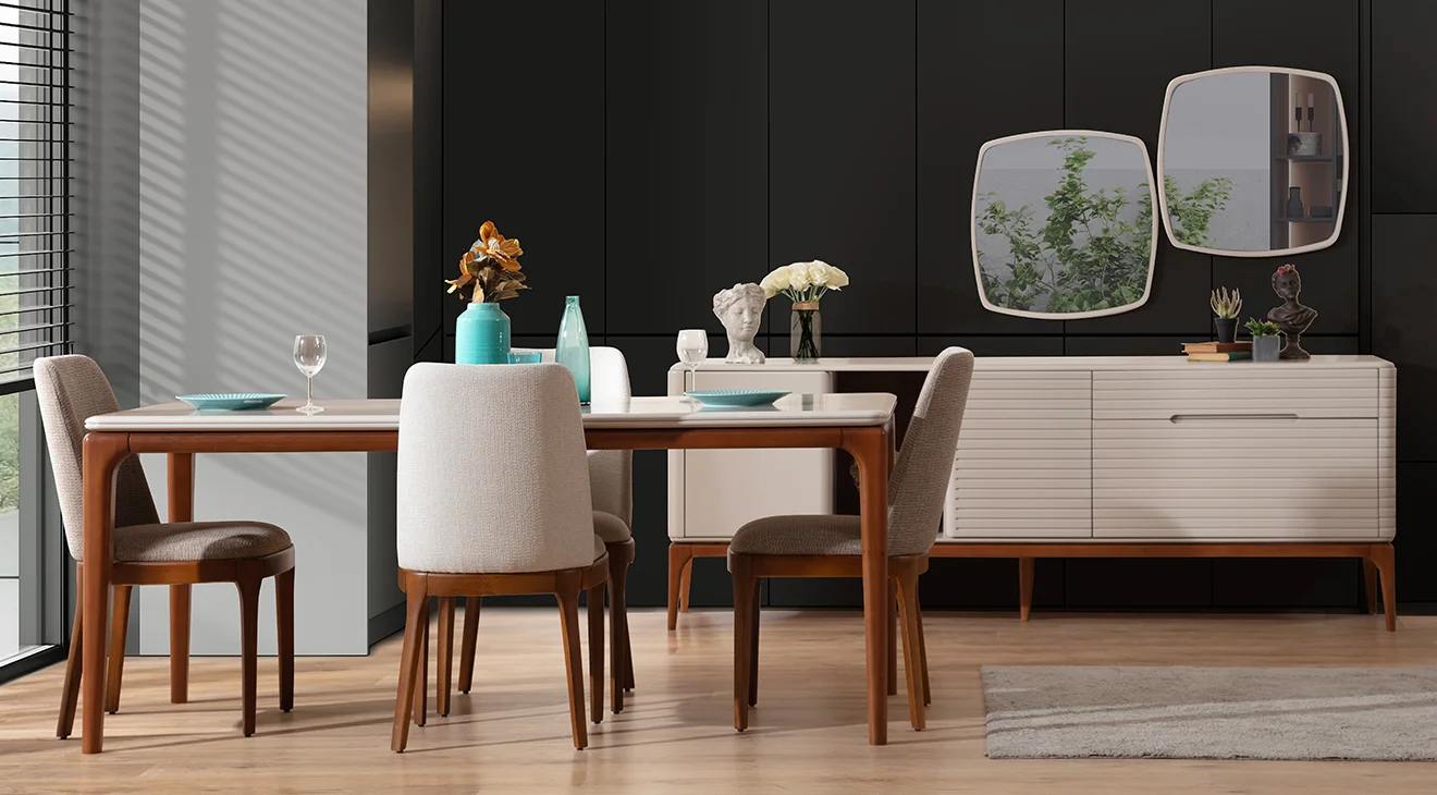 İnci Modern Yemek Odası Takımı