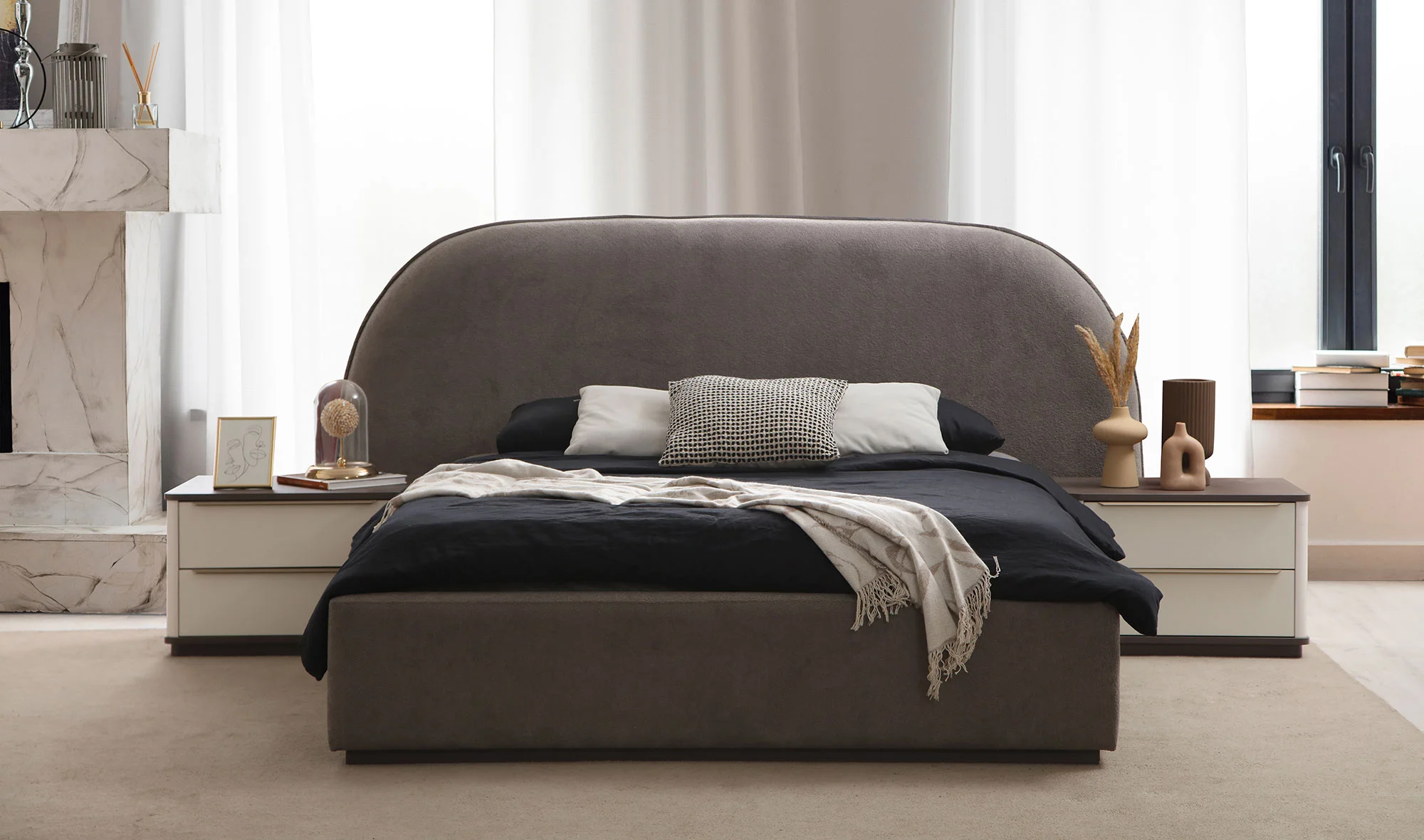 Jayne Bazalı Karyola ve Başlık