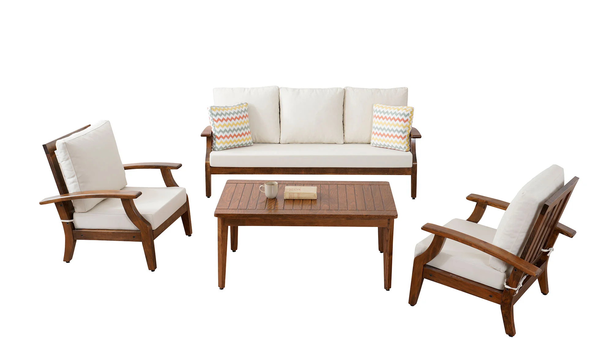 Joy Bahçe Koltuk Takımı - Ceviz