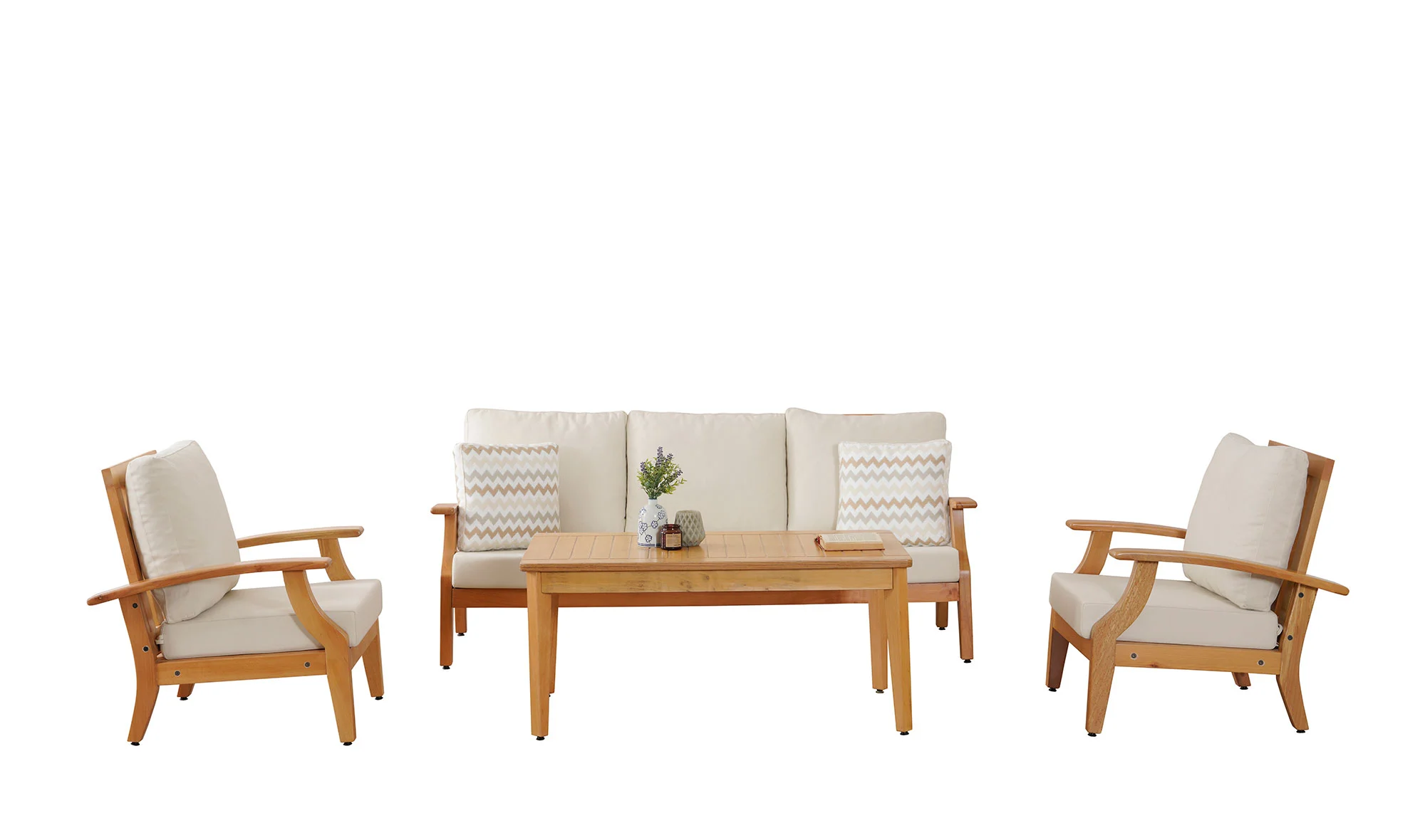 Üçlü Koltuk + İki Tekli Koltuk + Sehpa