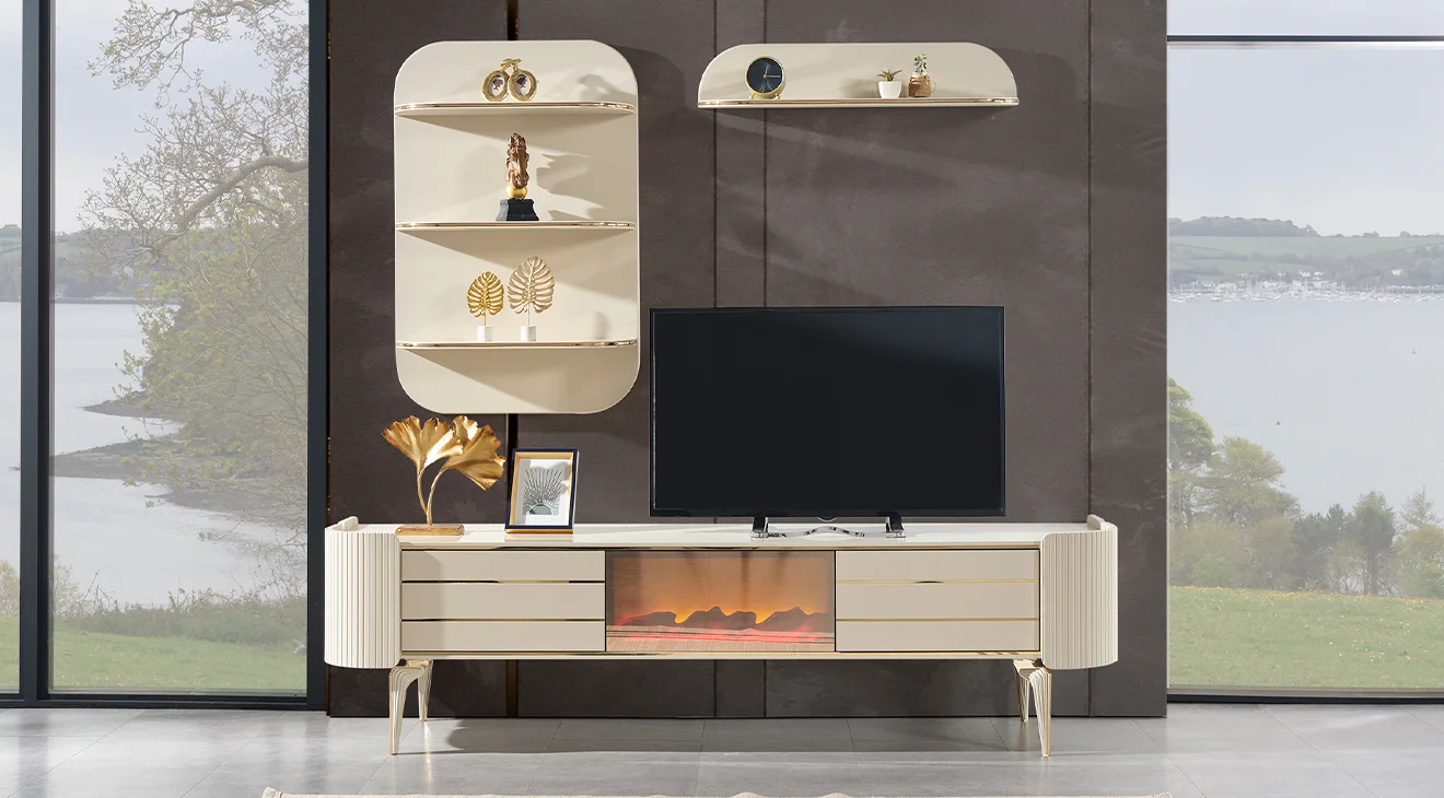 Karya Şömineli Tv Ünitesi