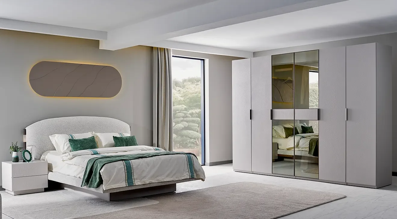 Kaşmir 6 Kapaklı Yatak Odası Takımı