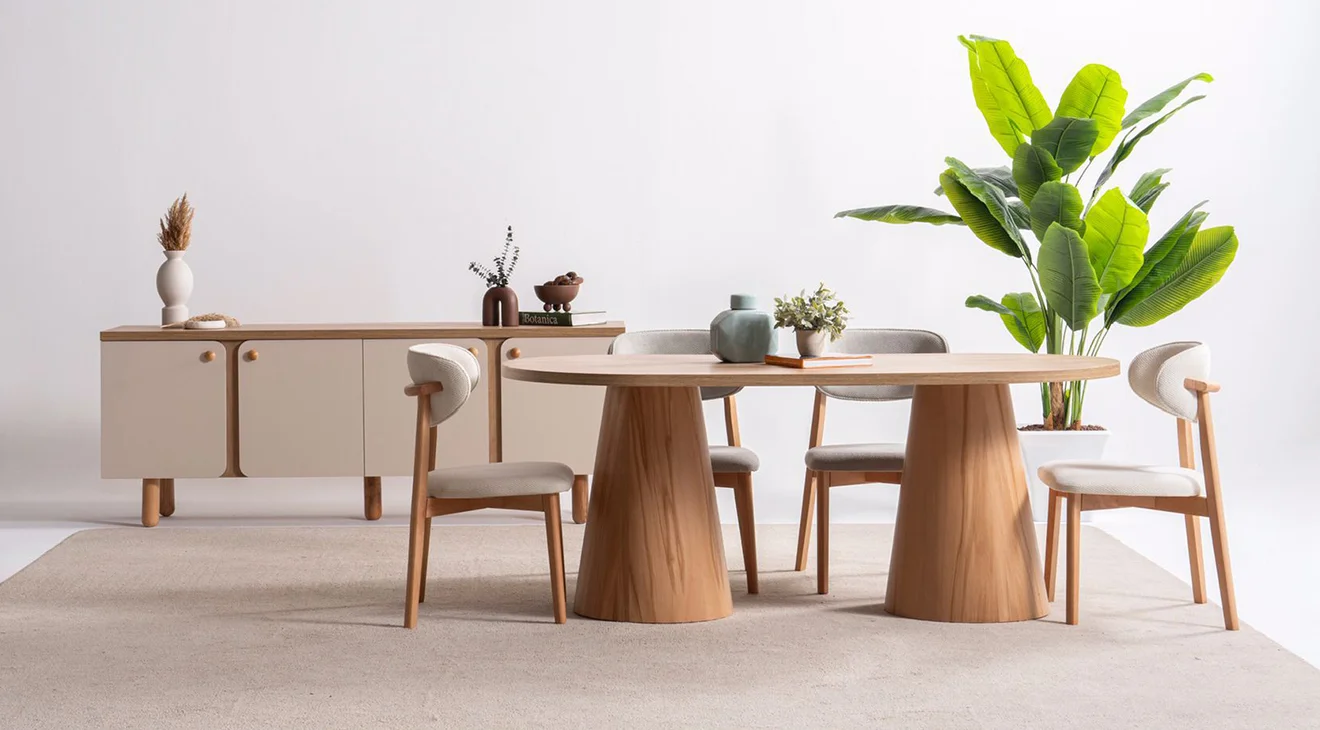 Kita Ceviz Yemek Odası Takımı