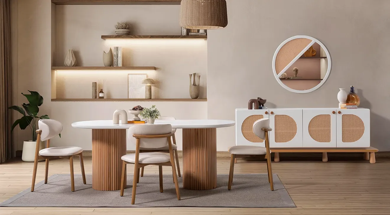 Klass Bohem Yemek Odası Takımı