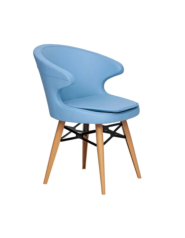 Koket Sandalye Ahşap Ayak