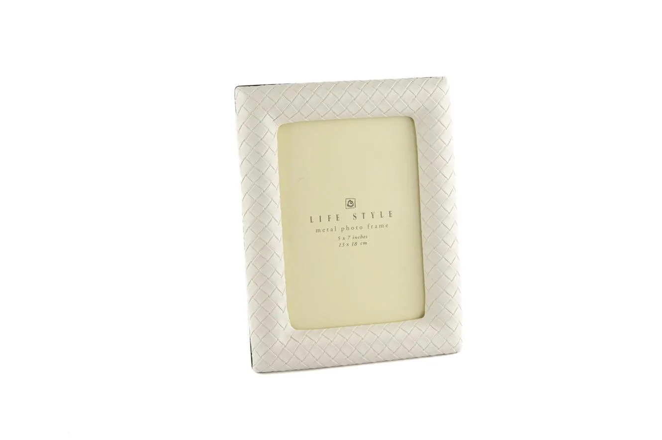 Krem Deri Çerçeve 13x18 cm
