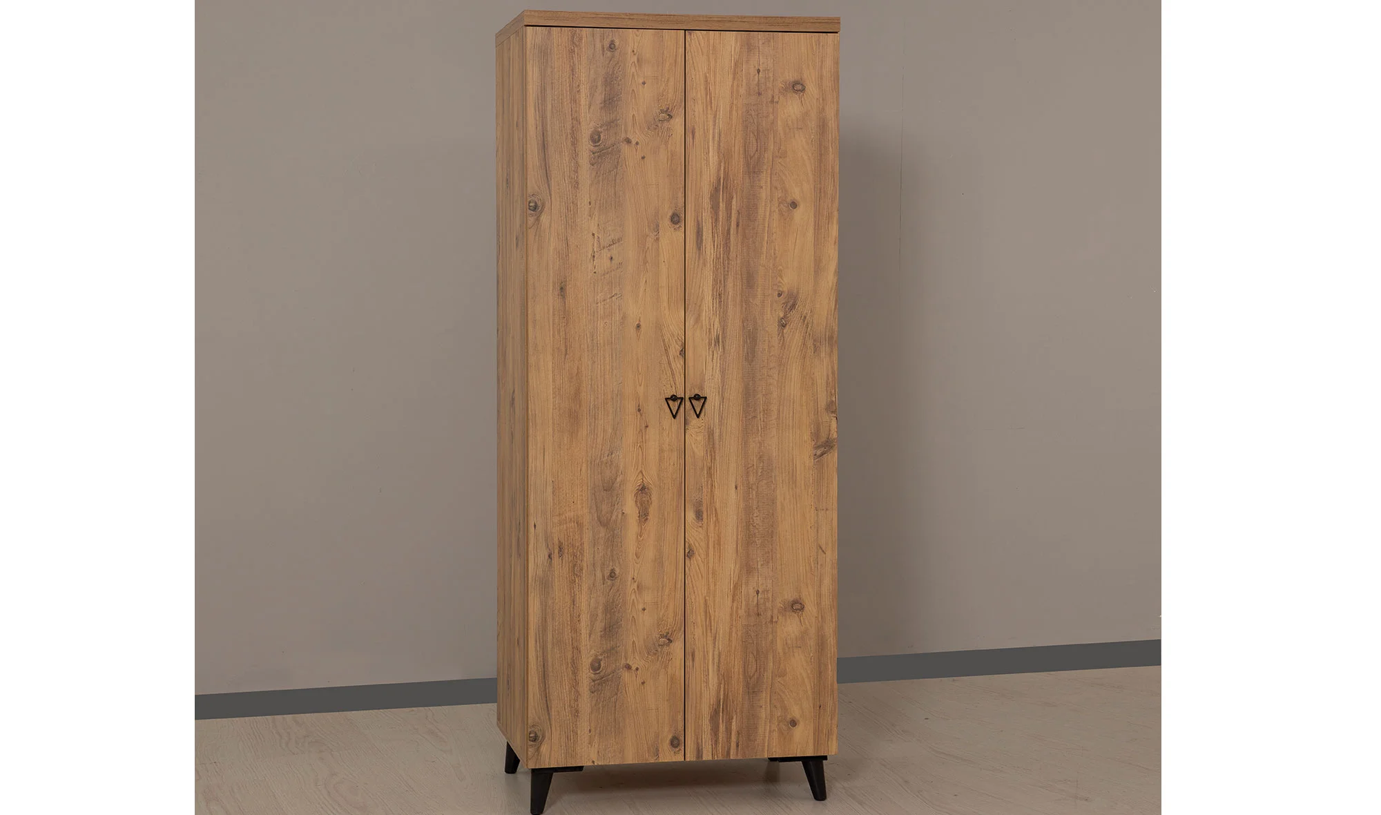 Kumo 2 Kapılı Gardrop - Ceviz