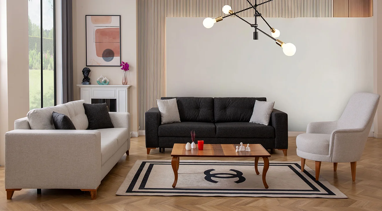 Kumsal Sandıklı Yataklı Koltuk Takımı