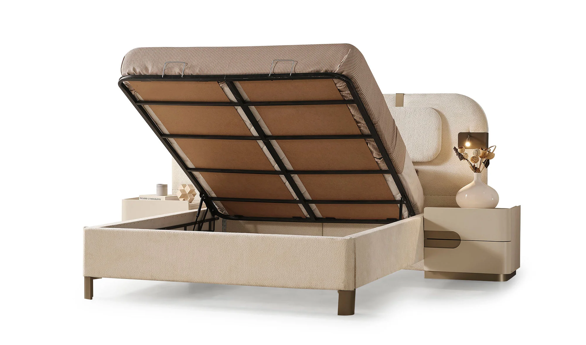 Bazalı Karyola ve Başucu