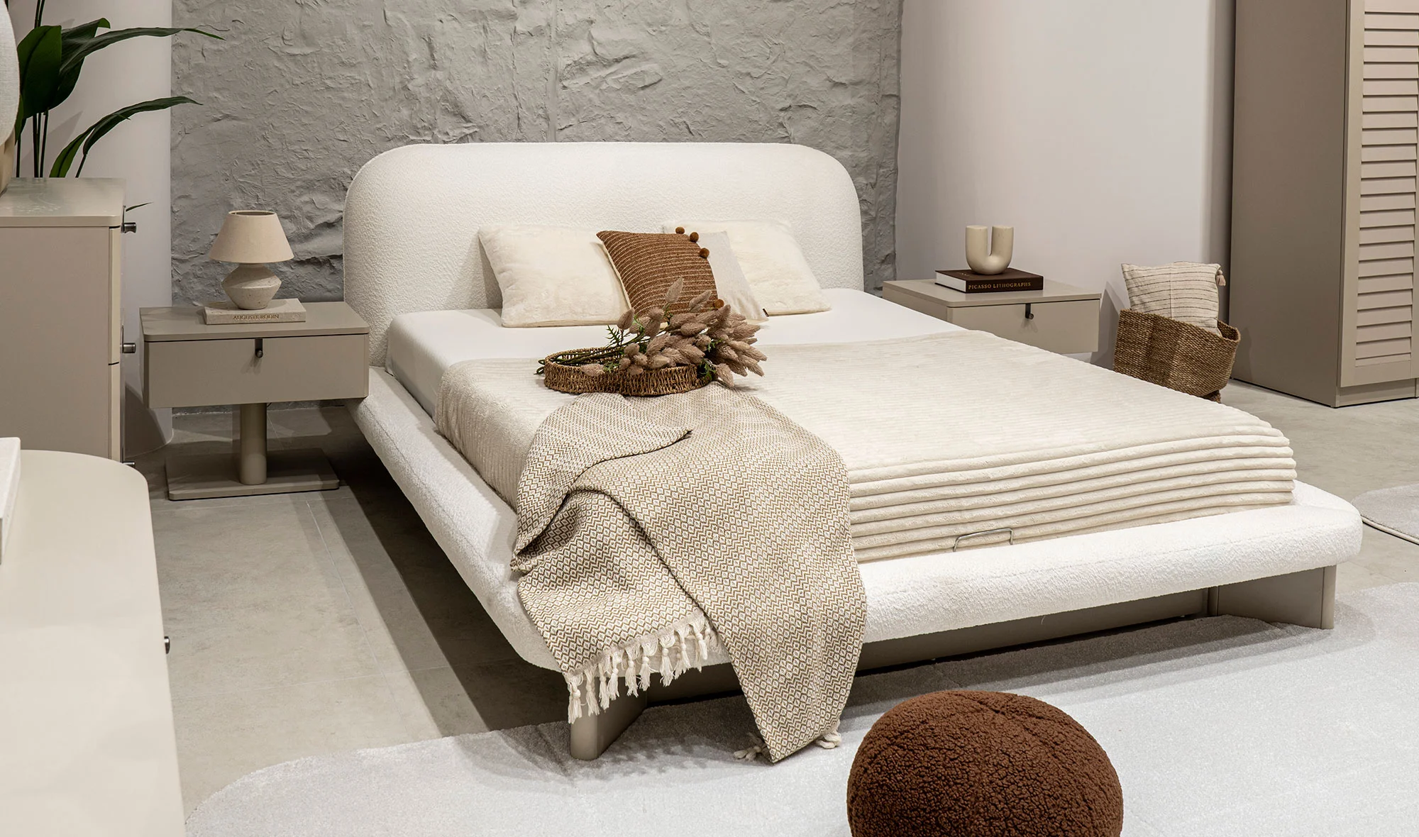 Bazalı Karyola ve Başucu