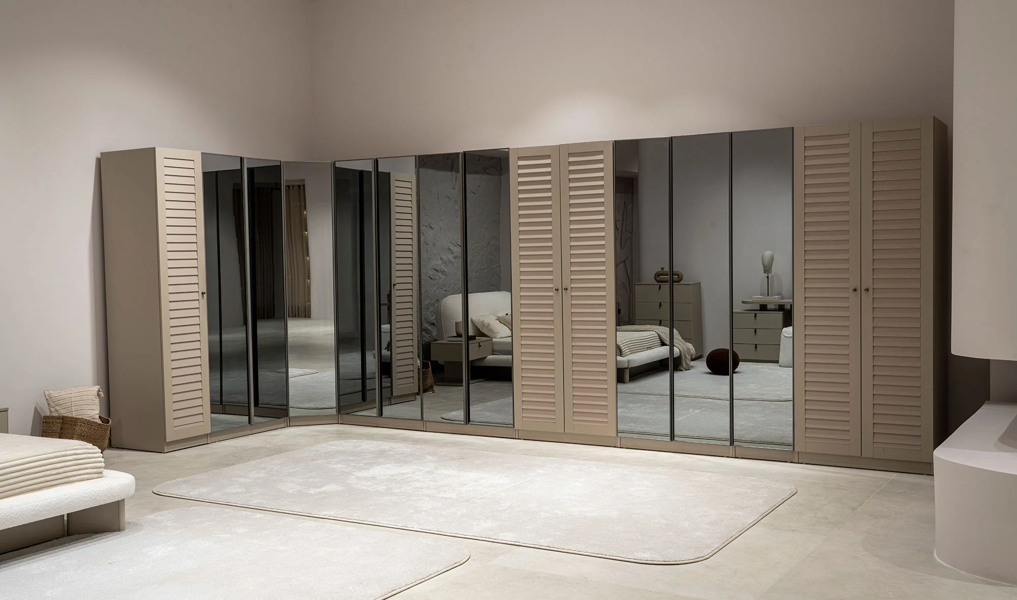 Köşe Gardolap Takımı