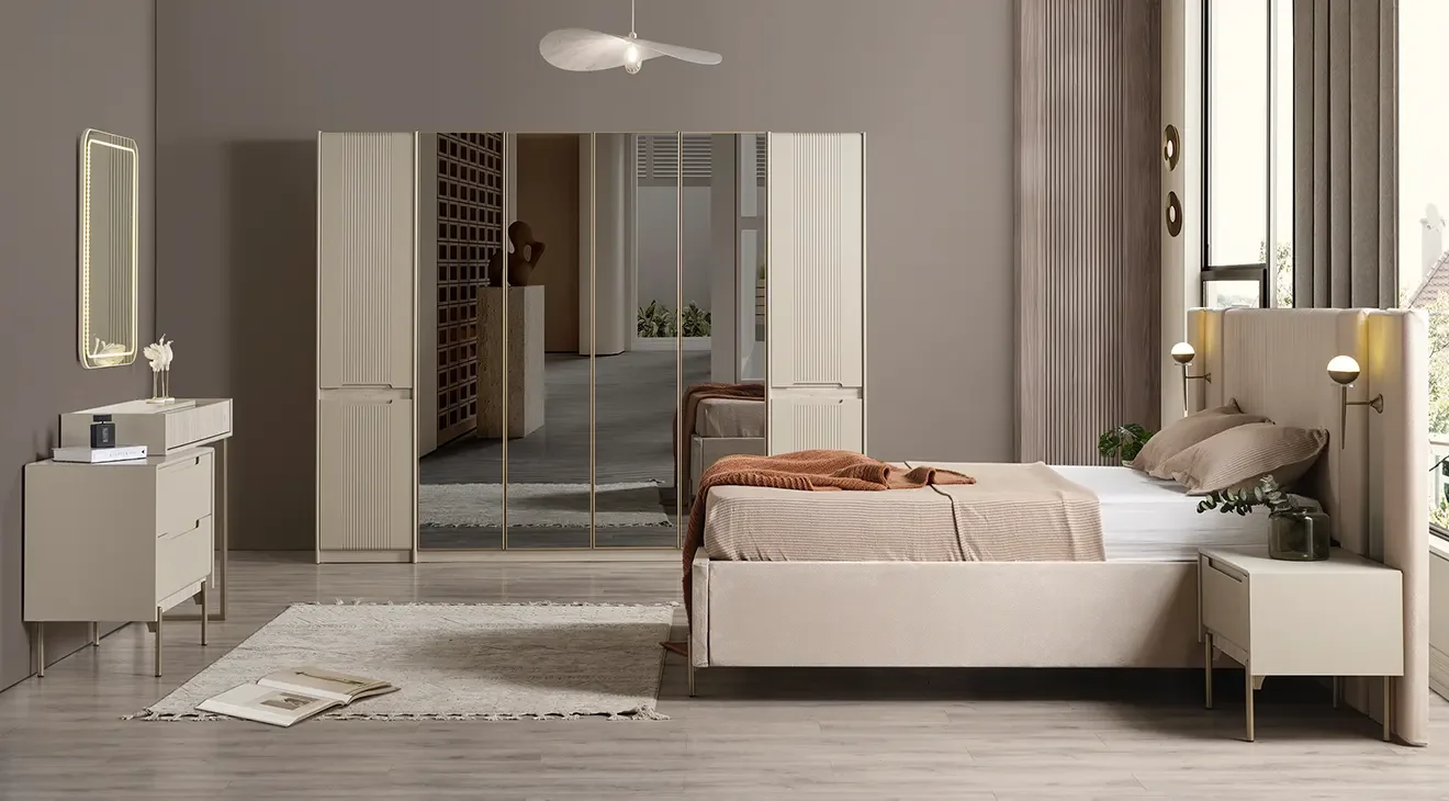 Layto 6 Kapaklı Yatak Odası Takımı