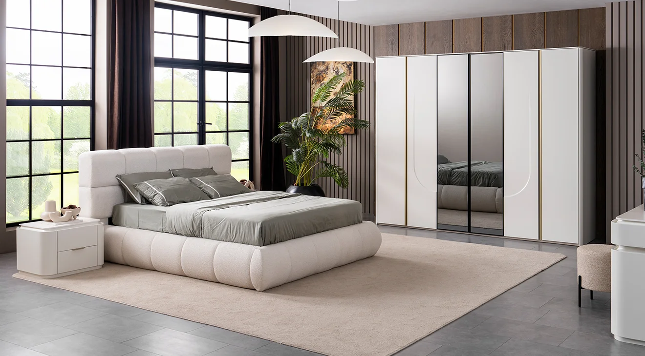 Lena 6 Kapaklı Yatak Odası Takımı