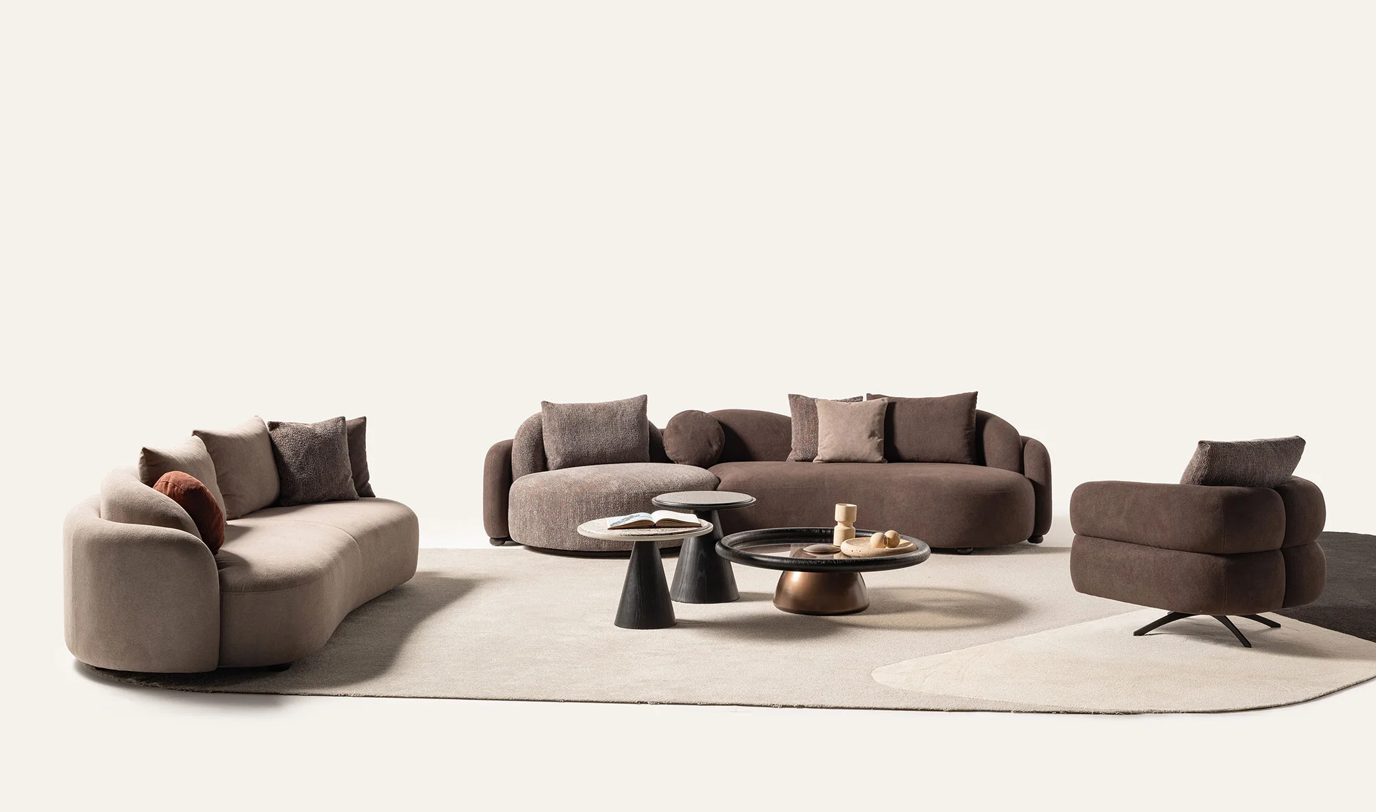 Dörtlü Koltuk + Üçlü Koltuk + Tekli Koltuk