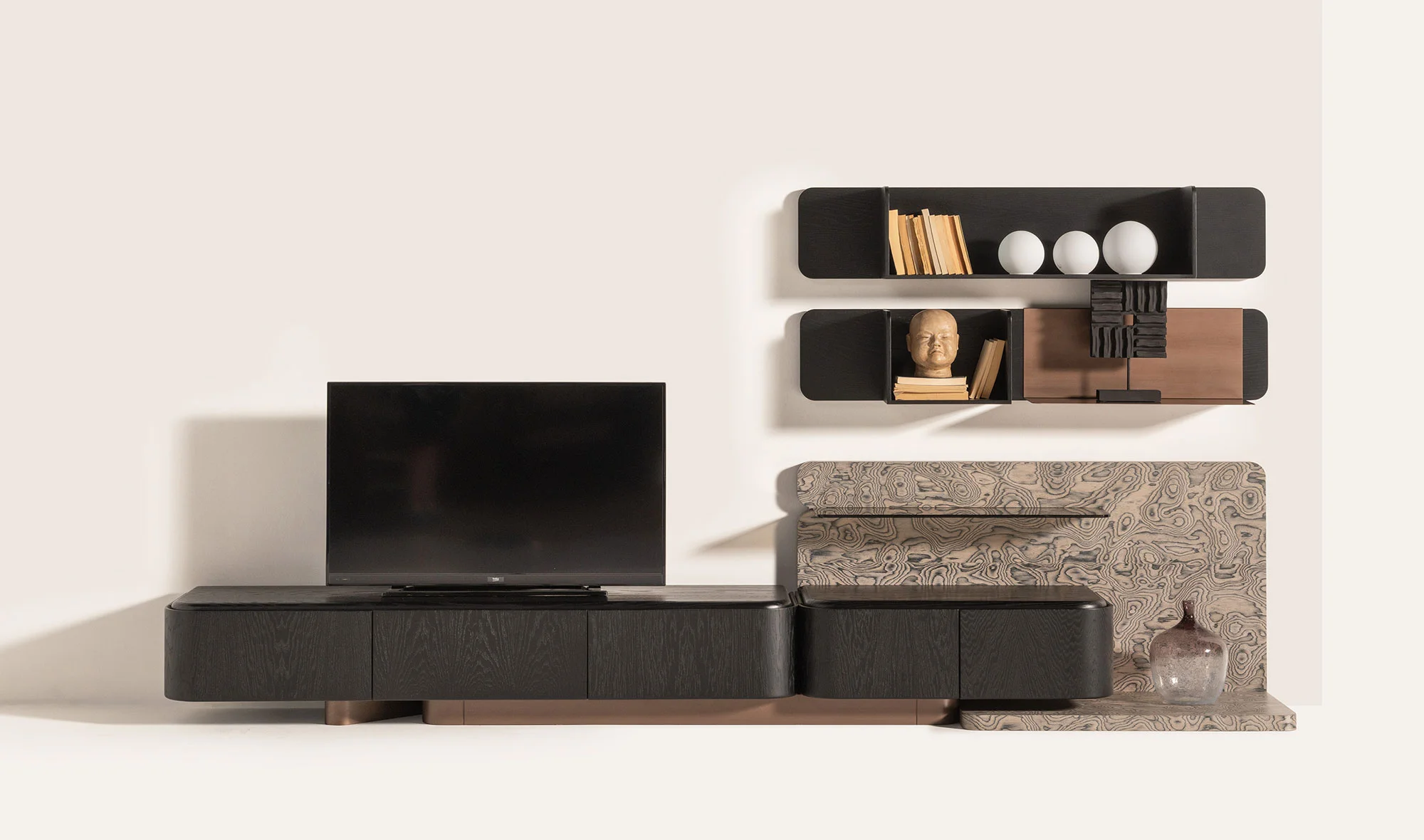 Letonya Tv Ünitesi - Desenli