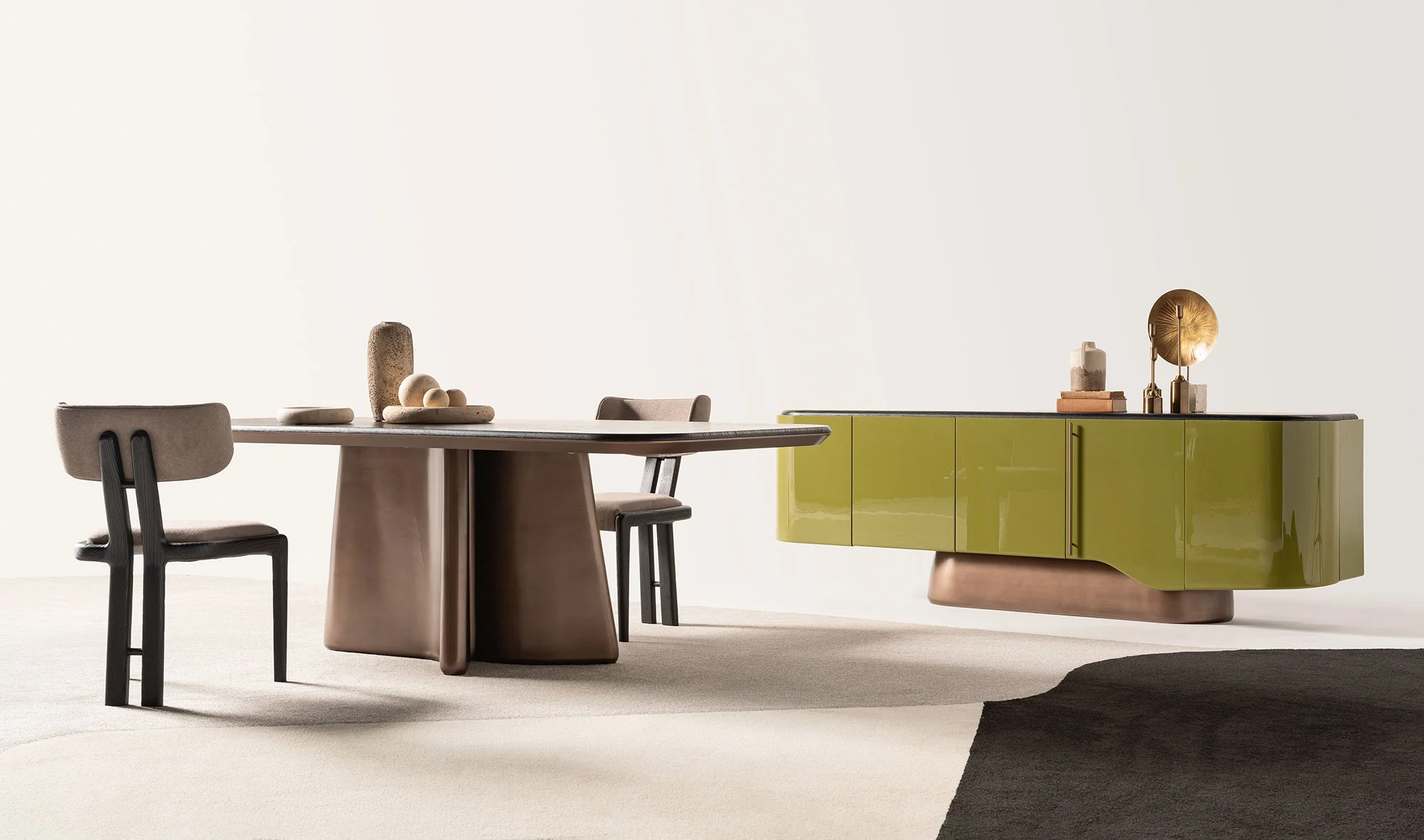 Letonya Yemek Odası - Yeşil